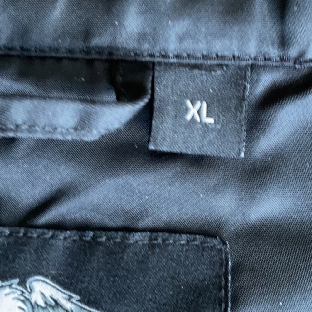 Harley-Davidson Black and Orange Bomber Jacket - Picture 6 of 11